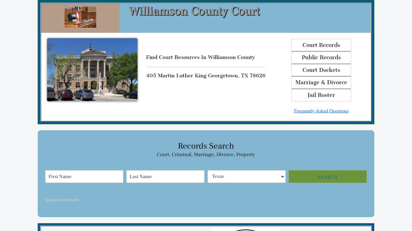 Williamson County Court | Records Search